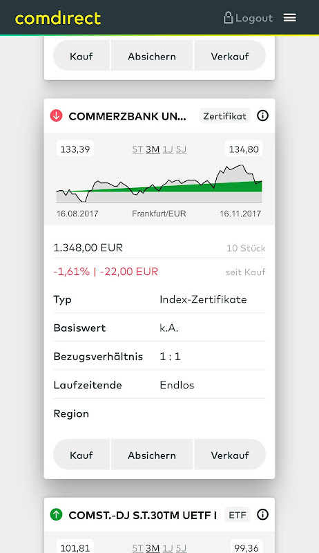comdirect mobile App Screenshot4