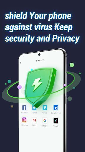 Shield VPN - Free VPN Proxy & private browser Screenshot1