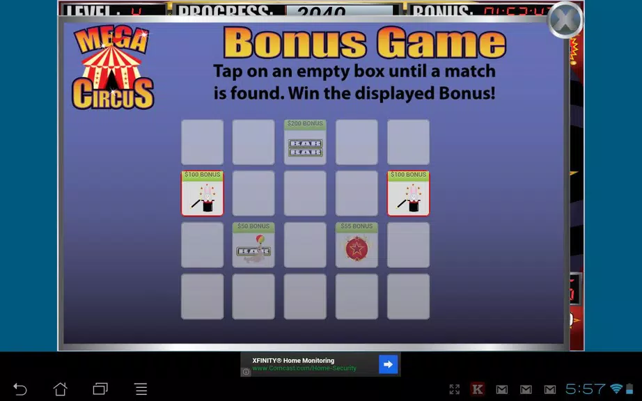 Mega Circus Slot Machine Screenshot4