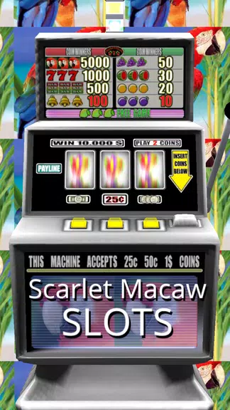 Scarlet Macaw Slots - Free Screenshot1