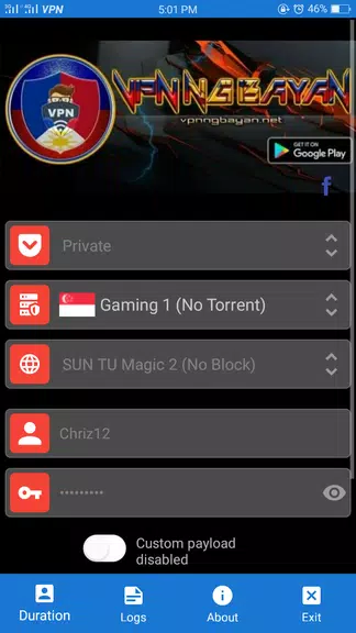 VPN ng Bayan Screenshot1