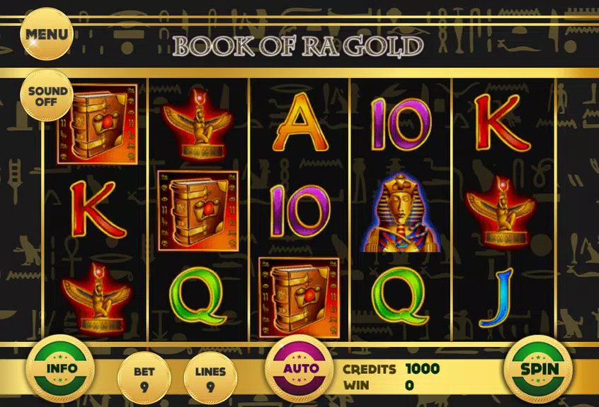 Book of RA Gold Slot Screenshot1