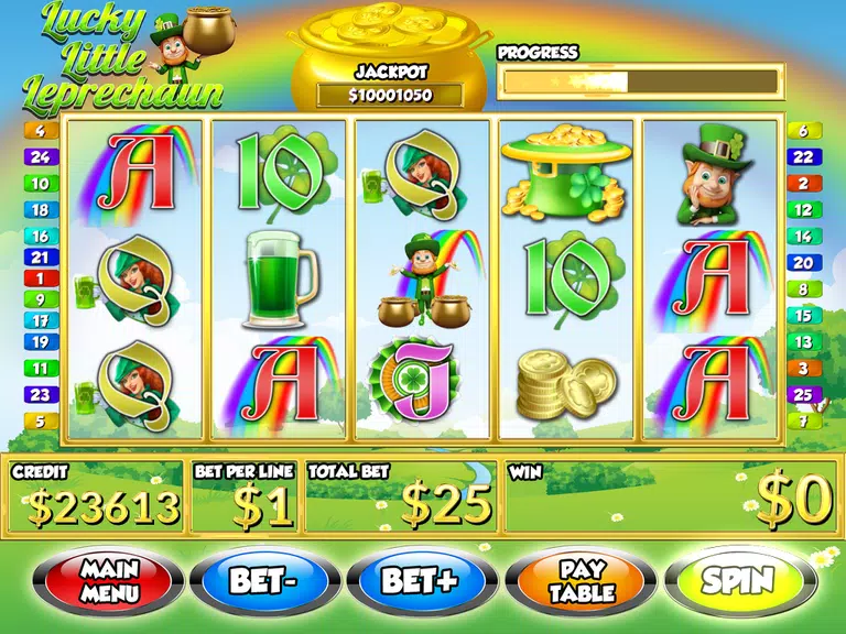 Lucky Little Leprechaun Vegas Slots Machine Screenshot2