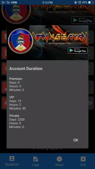 VPN ng Bayan Screenshot4