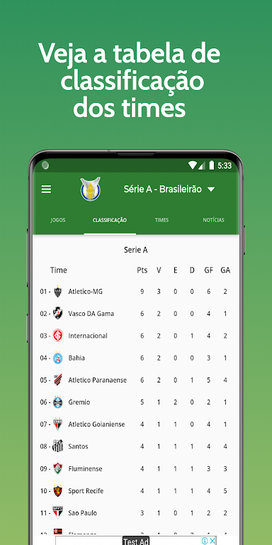 Brasileirão 2024 Série A B e C Screenshot3