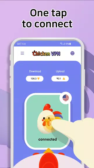 Chicken VPN - Fast unlimited p Screenshot1