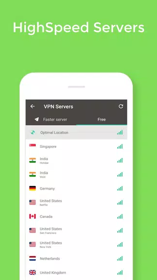 INDIA VPN -  Free VPN Proxy & Wi-Fi Security Screenshot2