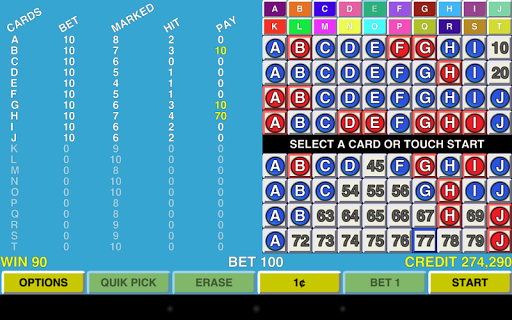 Keno 20 MultiCard Vegas Casino Screenshot4