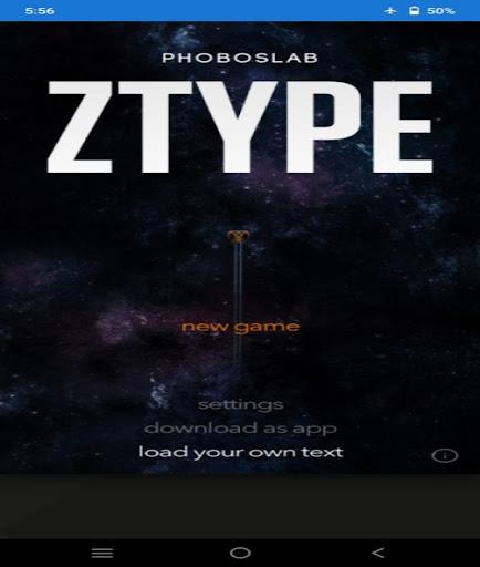 ZTypeTypingGame Screenshot1