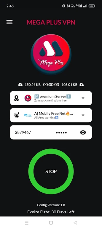 MEGA PLUS VPN Screenshot1