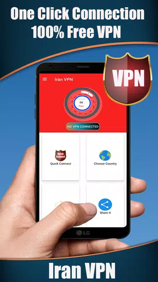 Iran VPN - Get Fast & Free Iran IP Screenshot1