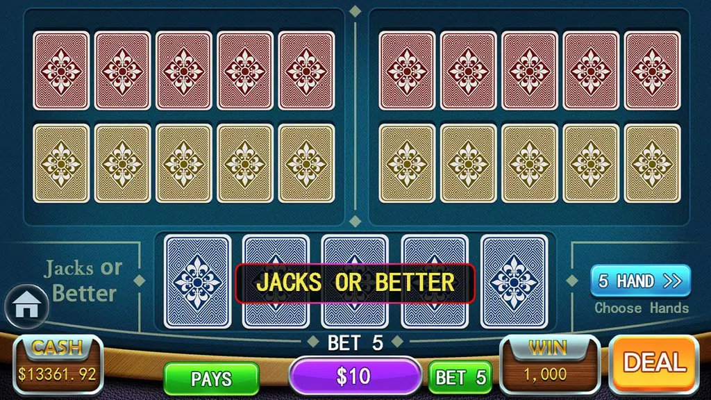 Video Poker Games - Multi Hand Screenshot4