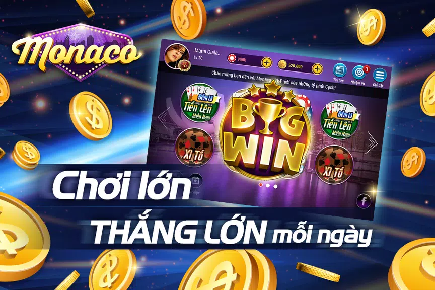 Monaco - Game Bai Doi Thuong Screenshot4