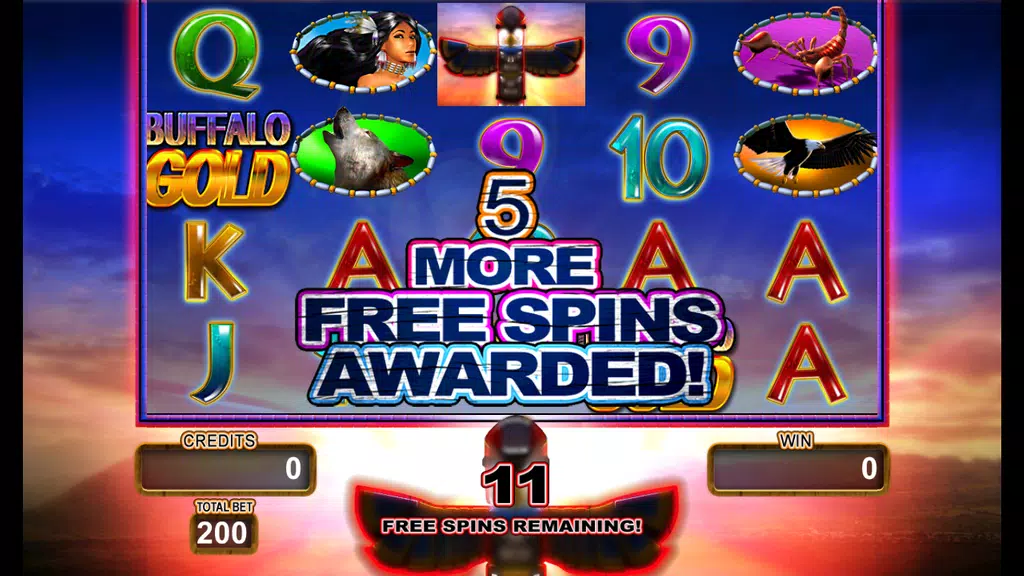 Buffalo Gold Slot Machine FREE Screenshot3