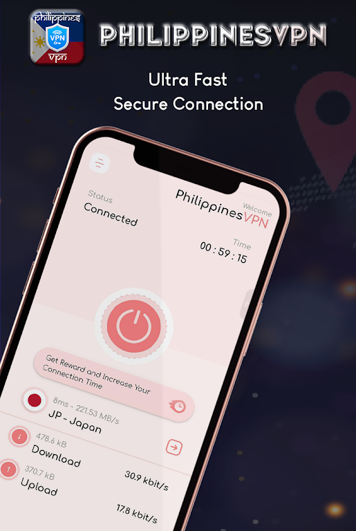 VPN Philippines-Philippines ip Screenshot1