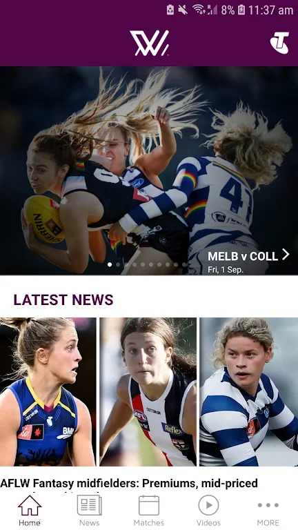 AFLW Official App Screenshot2