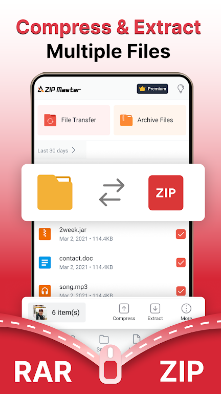 AZIP Master: ZIP / RAR, Unzip Mod Screenshot1