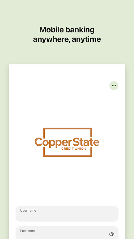 Copper State CU Mobile Banking Screenshot1