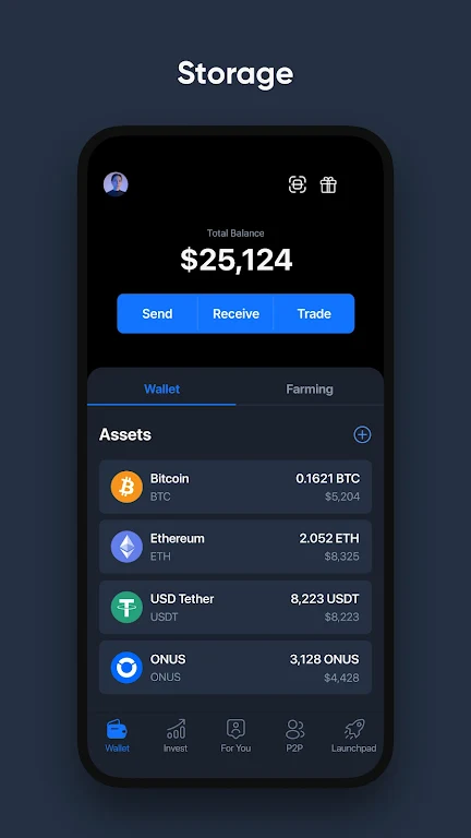 ONUS: Buy Bitcoin, PI & Crypto Screenshot1