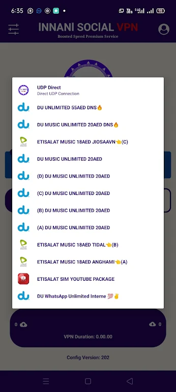 INNANI SOCIAL VPN Screenshot1
