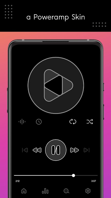 Dais Dark – Poweramp Skin Mod Screenshot2