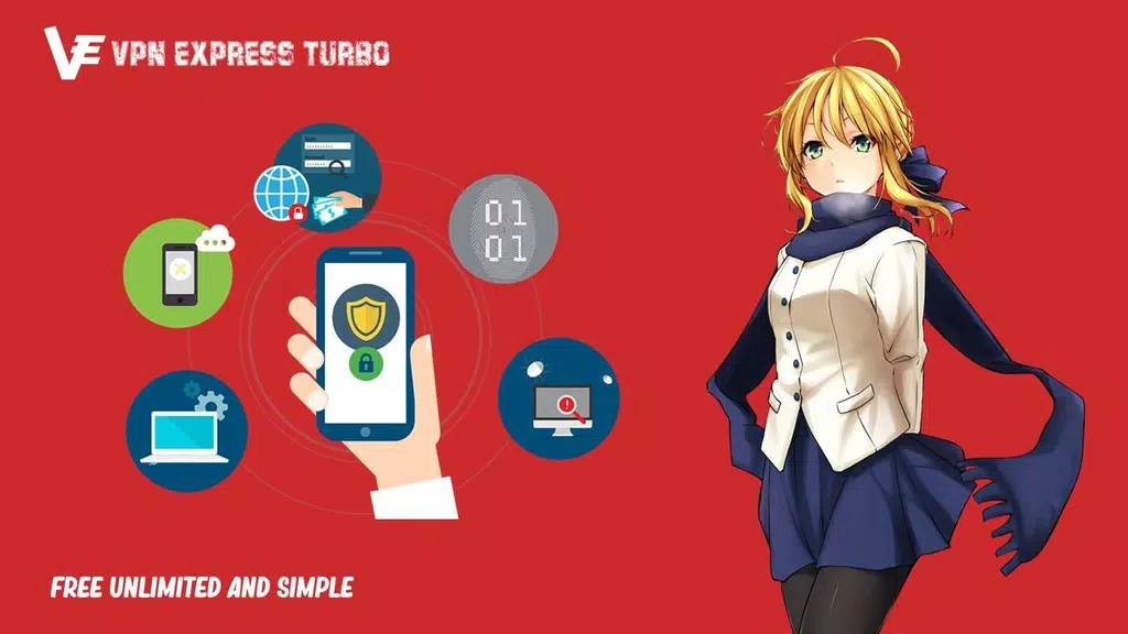 VPN Express Turbo - Free Proxy and Faster Internet Screenshot1