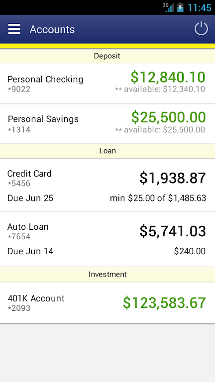 CCU FL Mobile Banking Screenshot1