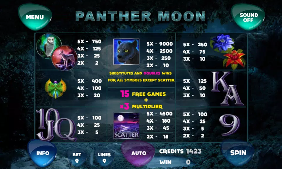 Panther Moon Slot Screenshot3