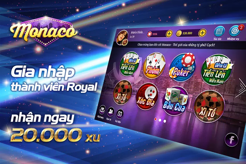 Monaco - Game Bai Doi Thuong Screenshot3