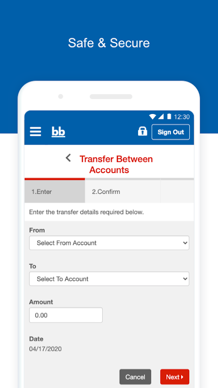 Belize Bank Corp. Mobile Banking Screenshot2