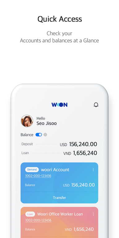 Global Woori WON Banking Screenshot2