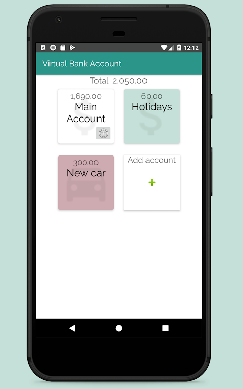 Virtual Bank Account - Piggy bank money saver Screenshot1