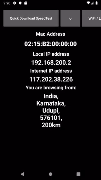 my IP : IP address, VPN Status, Network Scanner Screenshot1