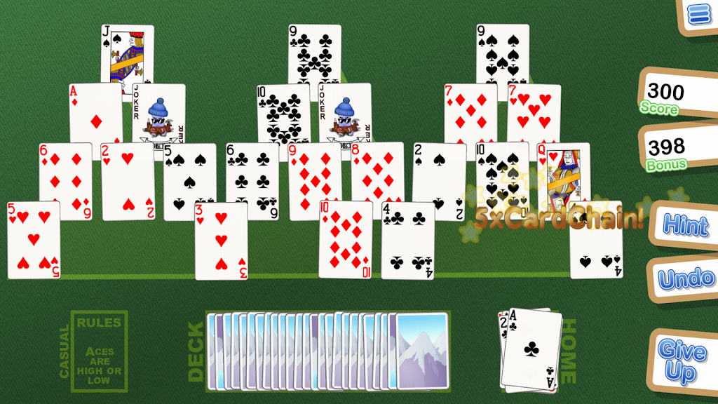 Crystal TriPeaks Solitaire Screenshot1