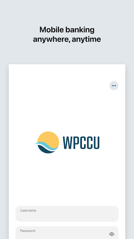 WPCCU Mobile Banking Screenshot1