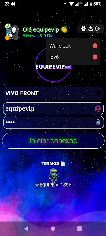 EQUIPE VIP VPN Screenshot3