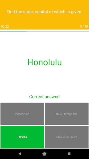 US Map Quiz - 50 States Quiz - US States Quiz Screenshot1