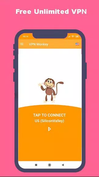 VPN Monkey - Free Unlimited VPN & Secure Hotspot Screenshot1