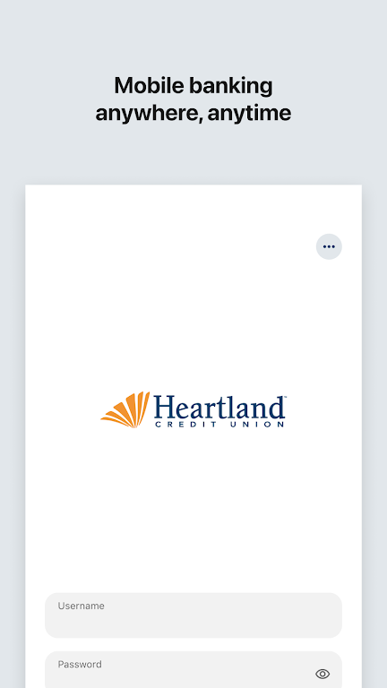 Heartland CU Mobile Banking Screenshot1