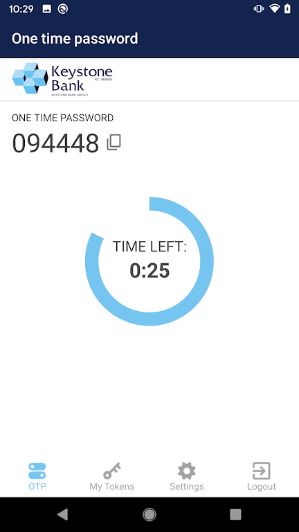 Keystone Bank mToken Screenshot4