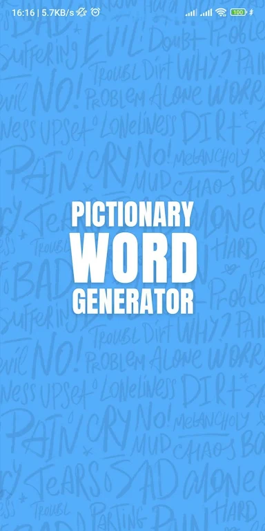 Pictionary Word Generator Screenshot1