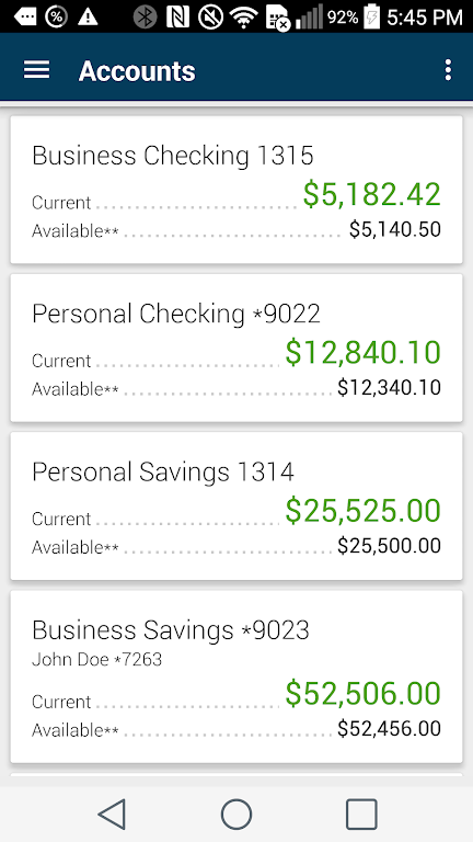 Envista Mobile Banking Screenshot1