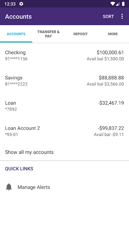 MCCU Mobile Banking Screenshot3