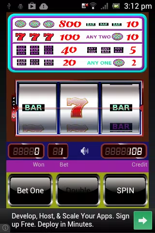 Triple Diamond Slot Machine Screenshot2