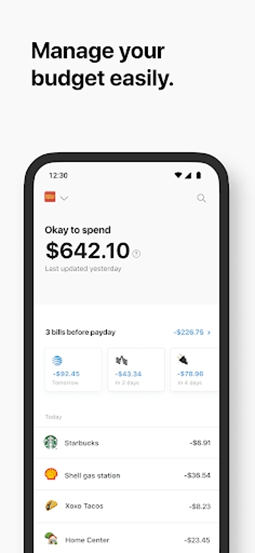 Even - organize your money, get paid early Screenshot1