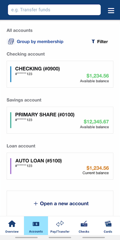 Chevron FCU Mobile Banking Screenshot2