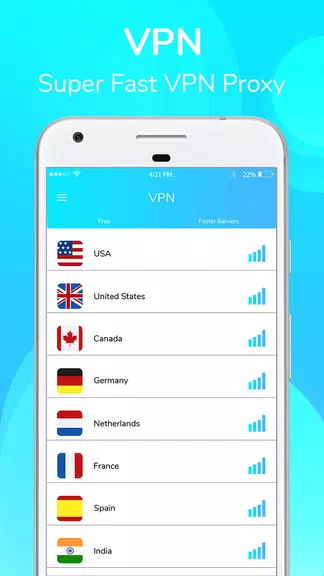 VPN - Best vpn,fast secure and super proxy master Screenshot1