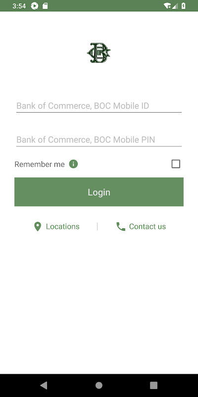 Bank of Commerce Mobile Bank Screenshot1