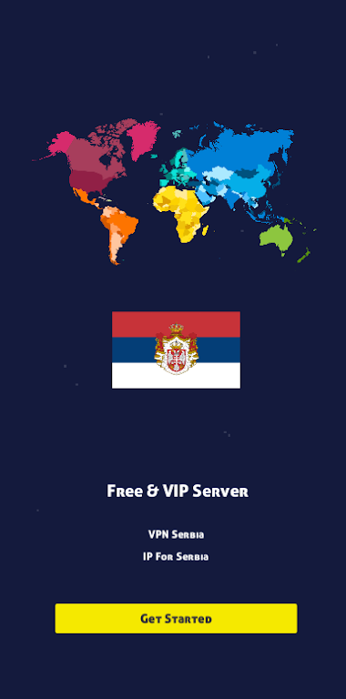 VPN Serbia - IP for Serbia Screenshot1