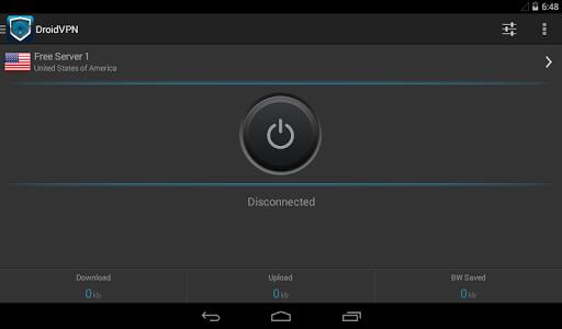 DroidVPN - Android VPN Screenshot1